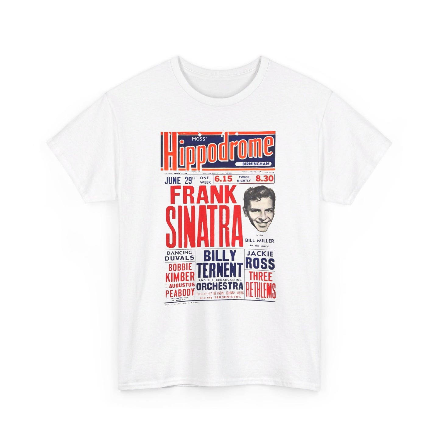 Concert Poster Tee #142: Frank Sinatra