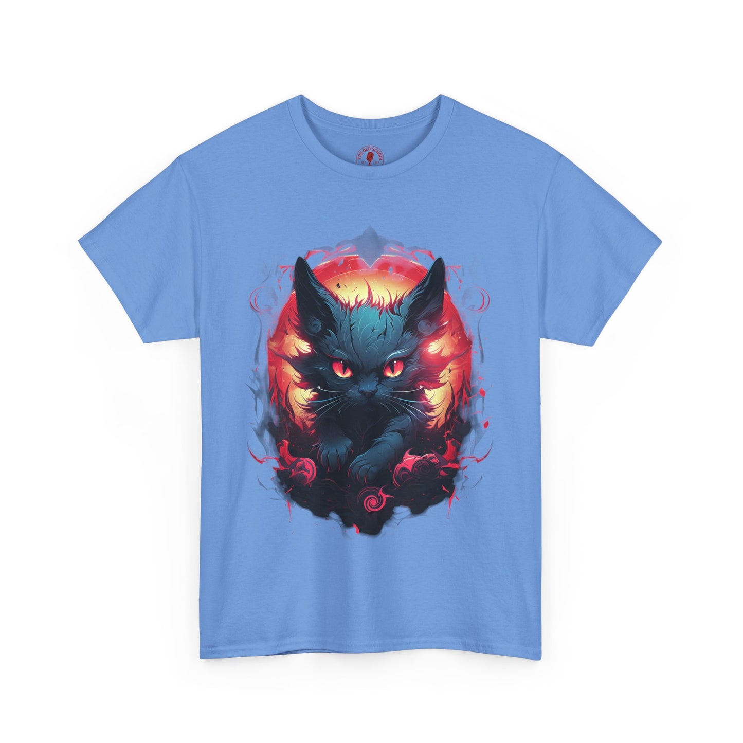 Evil Bad Kitty Cat Variant Unisex Heavy Cotton Tee | Vintage T-Shirt, Graphic Tee, Casual Wear