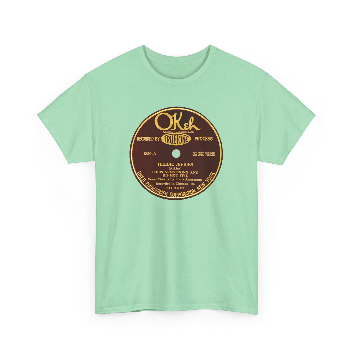 78rpm Tee #105: Louis Armstrong & His Hot Five - Heebie Jeebies