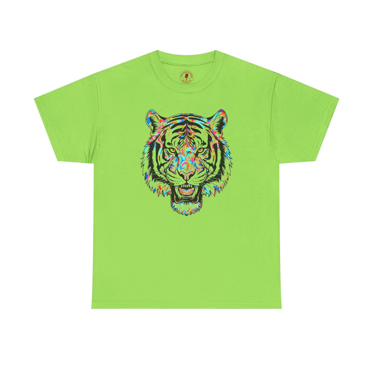 Cosmic Tiger Unisex Heavy Cotton Tee Statement Shirt