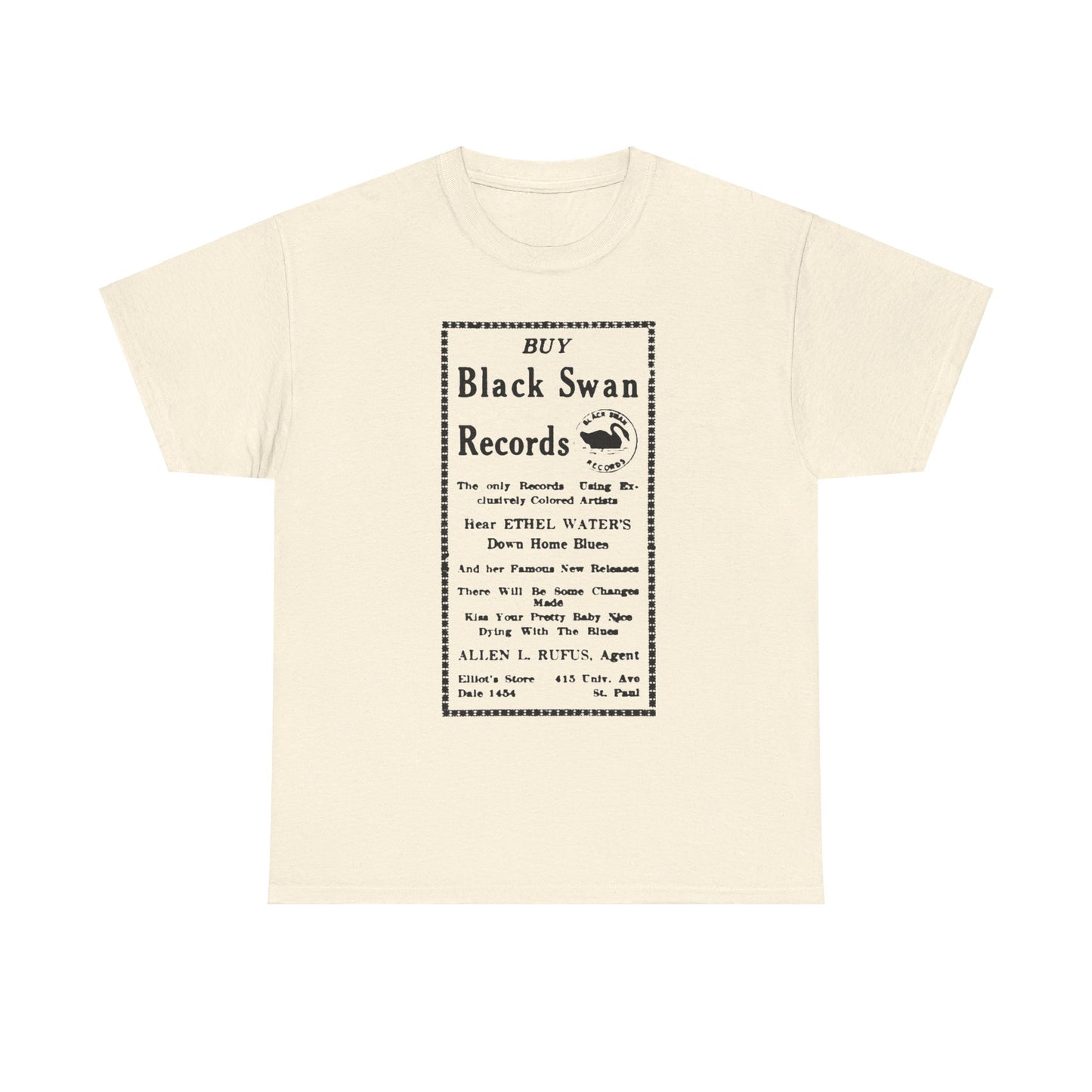 Record Store Tee #134: Elliot's Store Black Swan Record Dealer