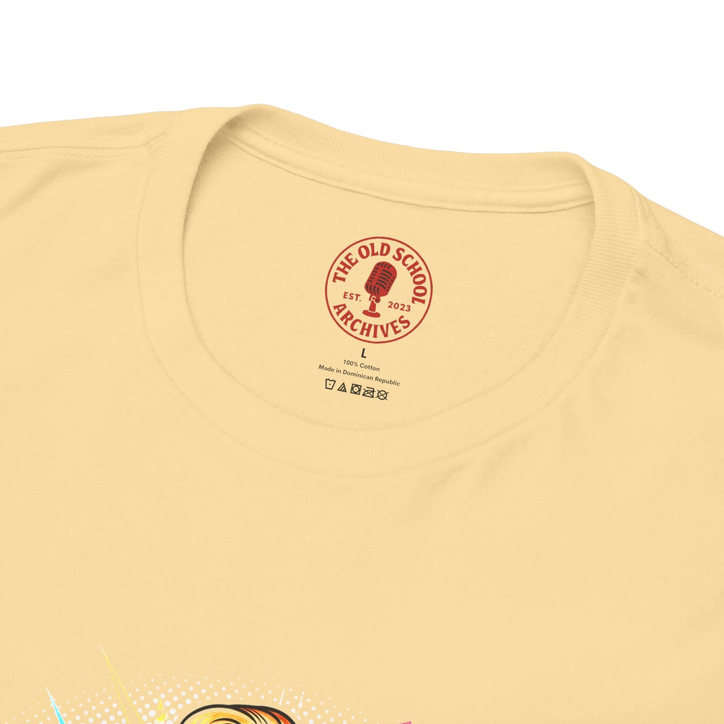 Pin-up Girl With Sax & Mic Tee, Unisex Heavy Cotton T-Shirt, Casual Statement Wear