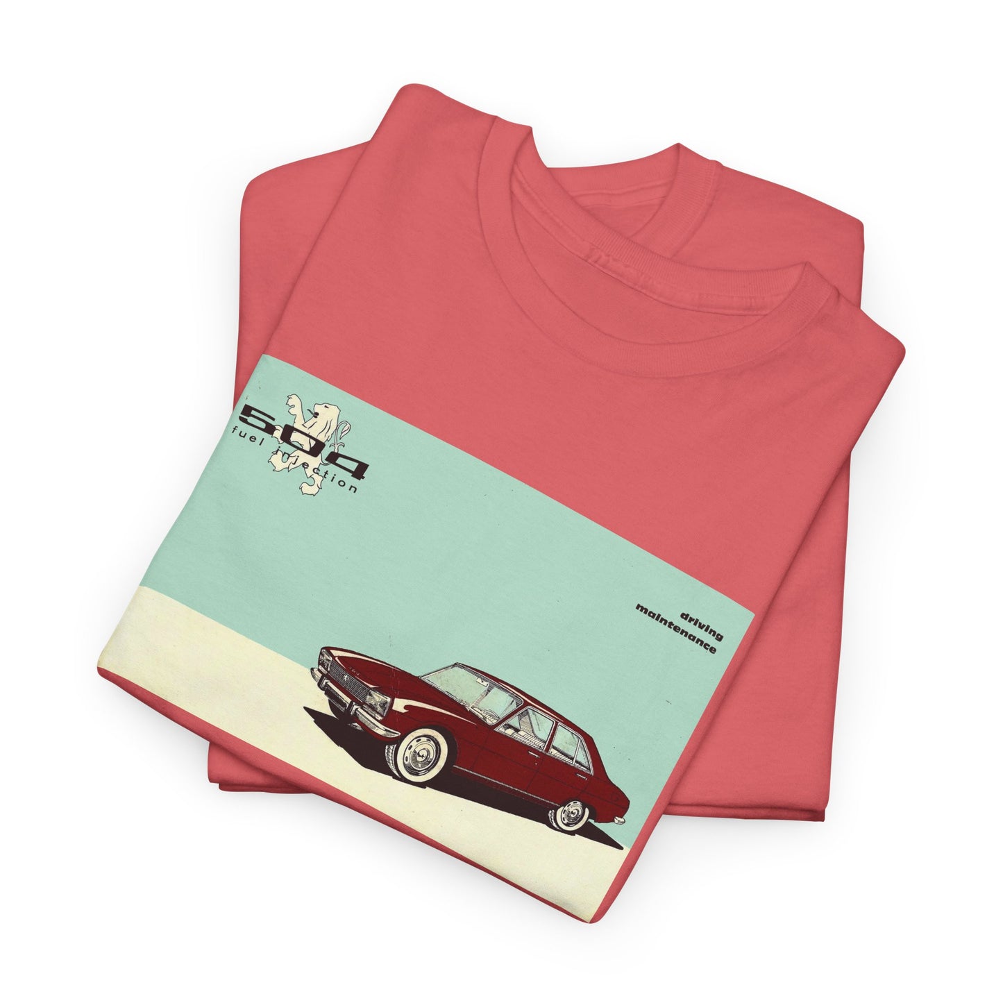 Retro Car Culture Tee #055: Peugeot 504