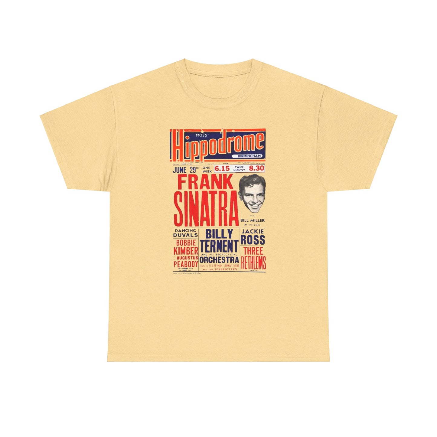 Concert Poster Tee #142: Frank Sinatra