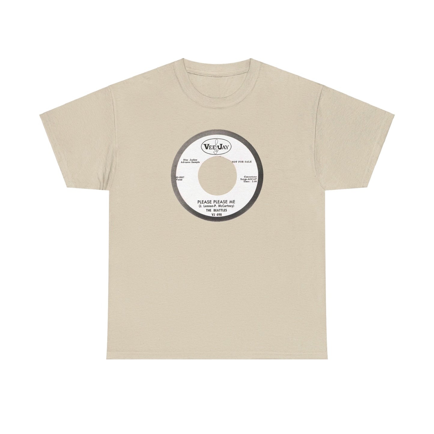 45rpm Tee #09: The Beattles Please Please Me Promo Label