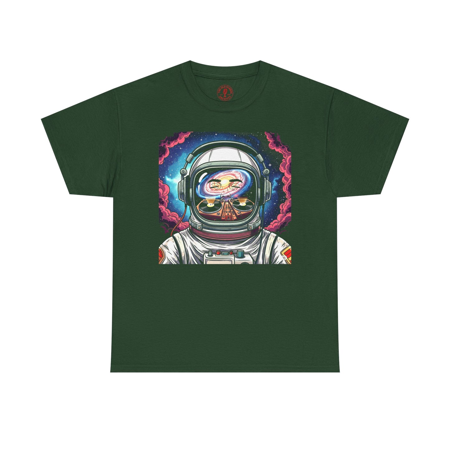 DJ Spaceman Tee, Unisex Heavy Cotton T-Shirt, Casual Statement Wear