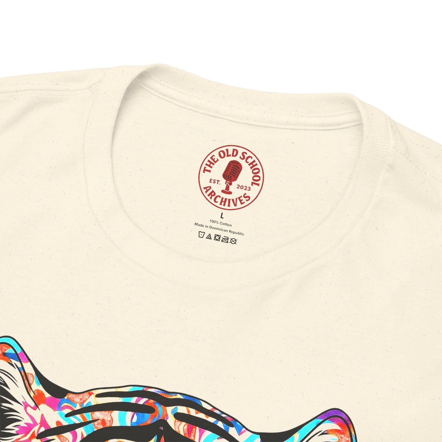 Cosmic Tiger Unisex Heavy Cotton Tee Statement Shirt