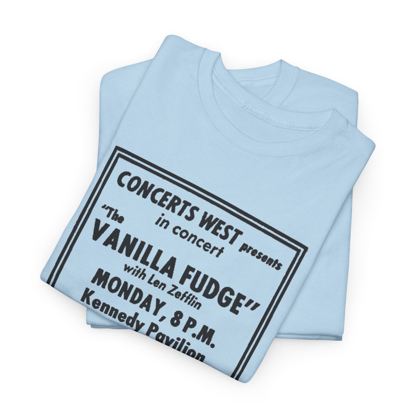 Concert Poster Tee #097: Vanilla Fudge Led Zeppelin