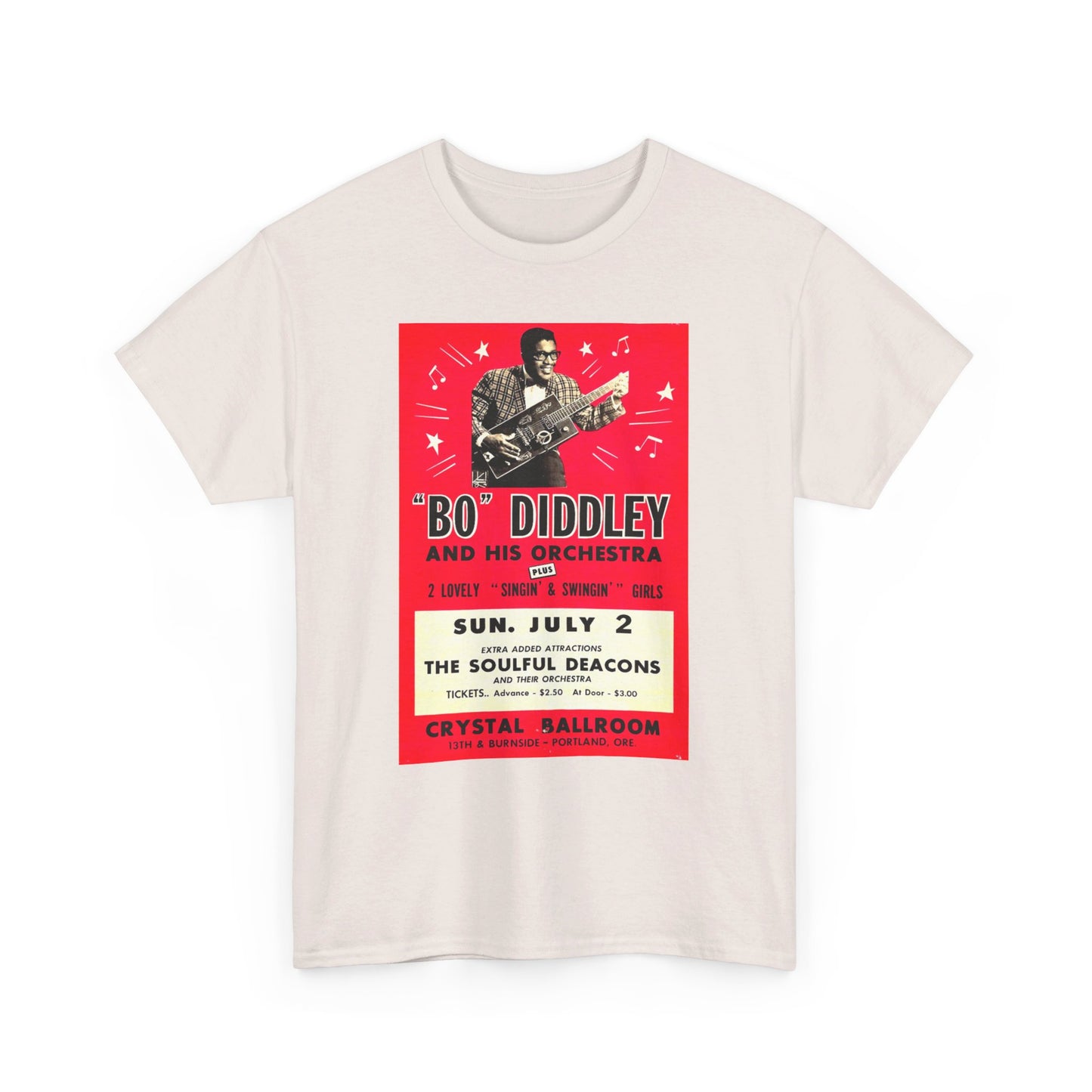 Concert Poster Tee #135: Bo Diddley