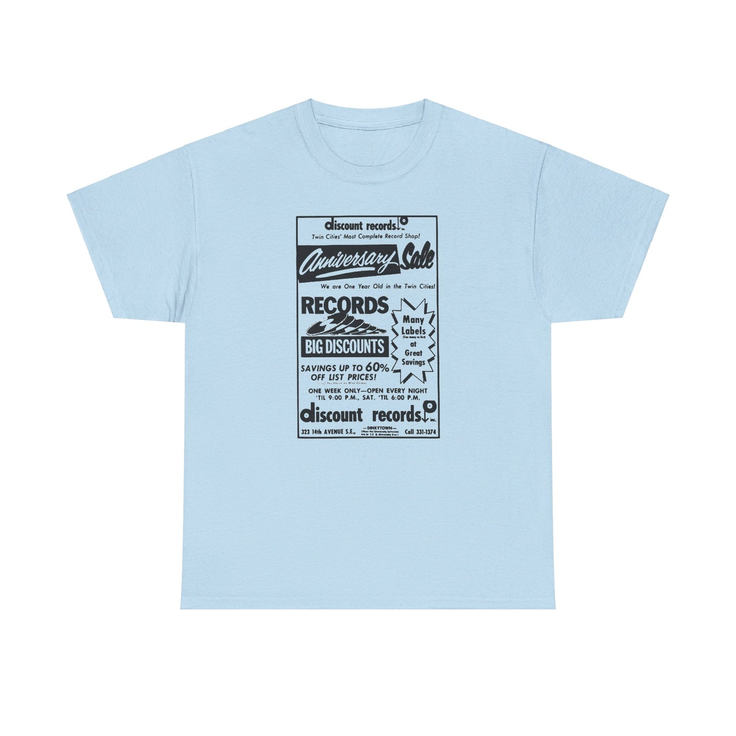 Record Store Tee #137: Discount Records Dinkytown