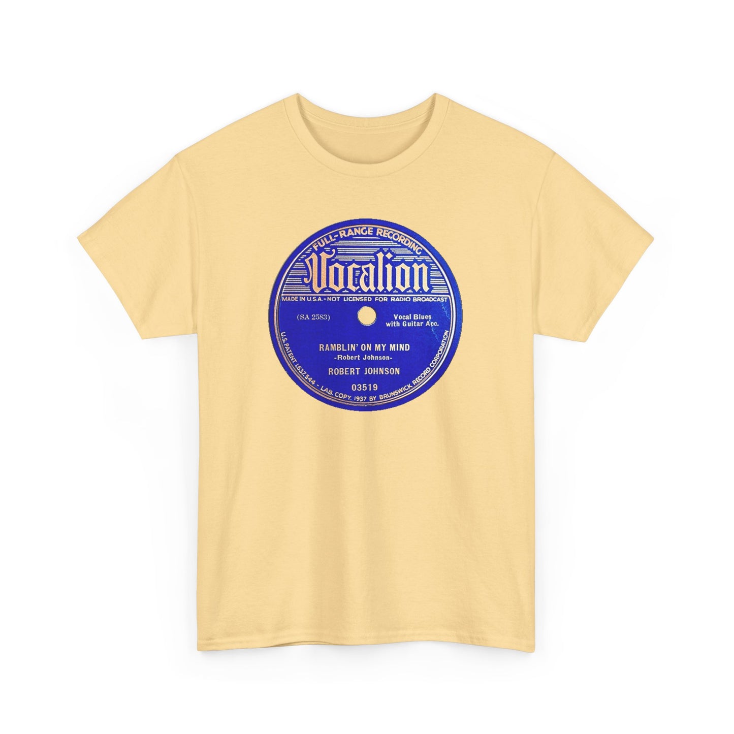 78rpm Tee #99: Robert Johnson Ramblin' On My Mind