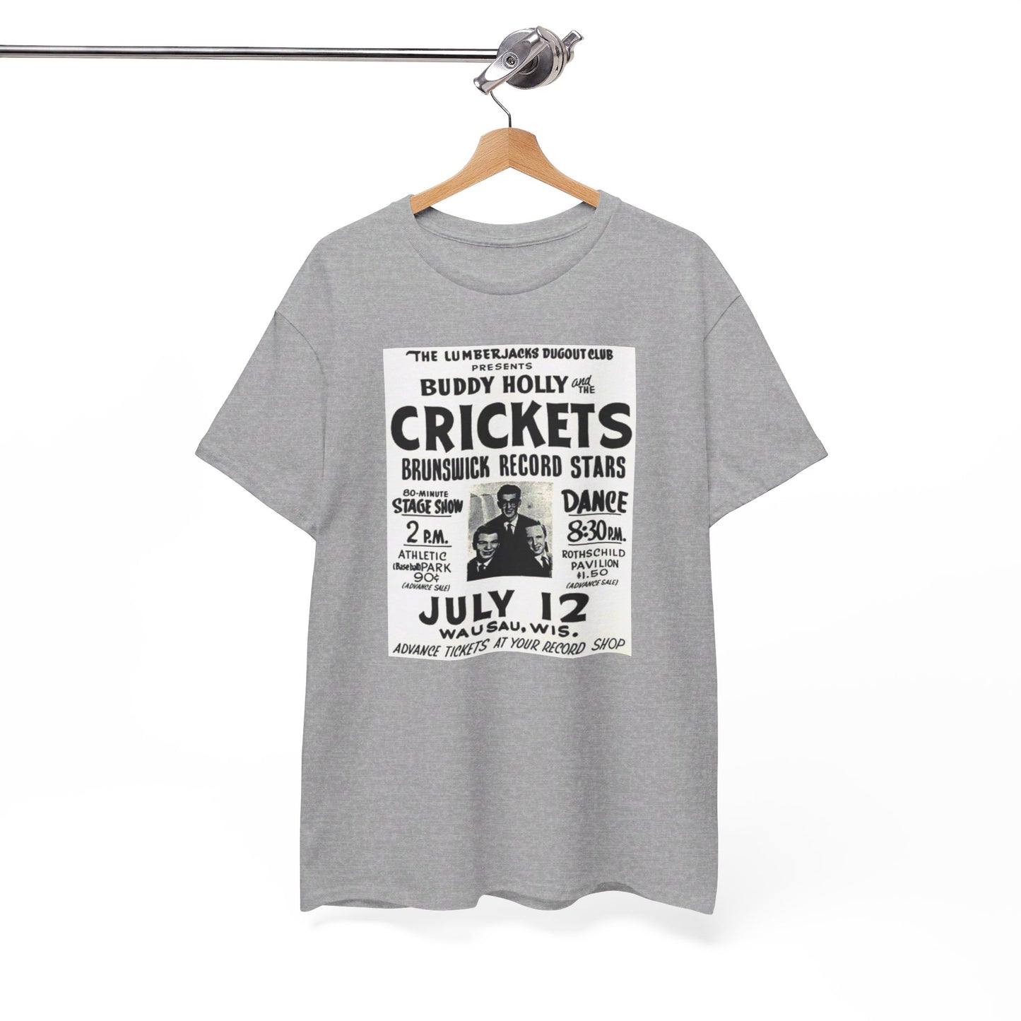 Concert Poster Tee #149: Buddy Holly & the Crickets