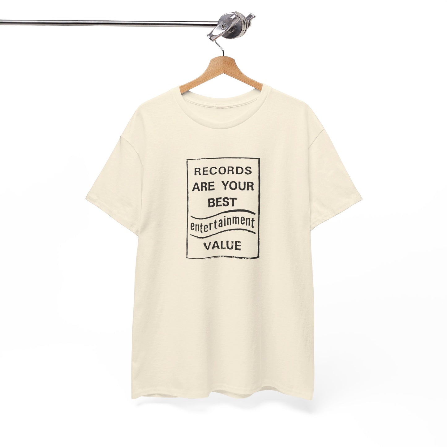 Retro Tee #205: Records Are Your Best Entertainment Value