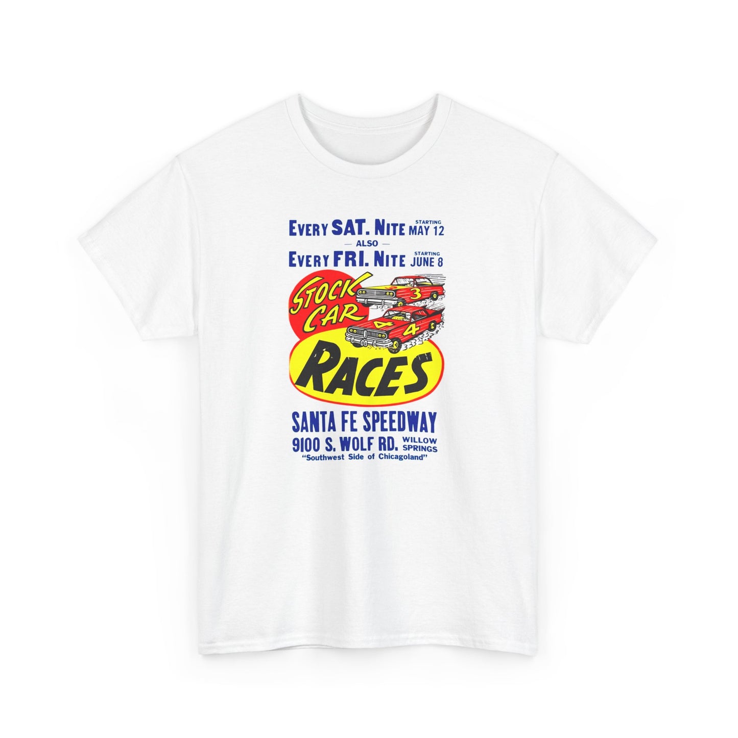 Retro Car Culture Tee #005: Santa Fe Speedway