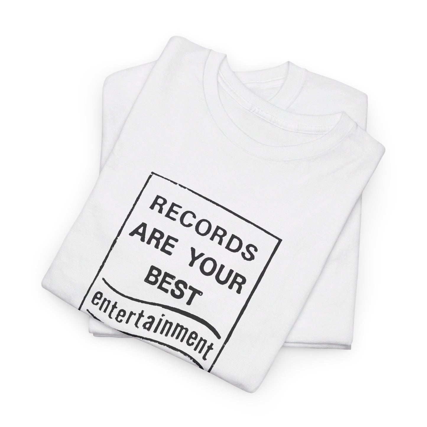 Retro Tee #205: Records Are Your Best Entertainment Value