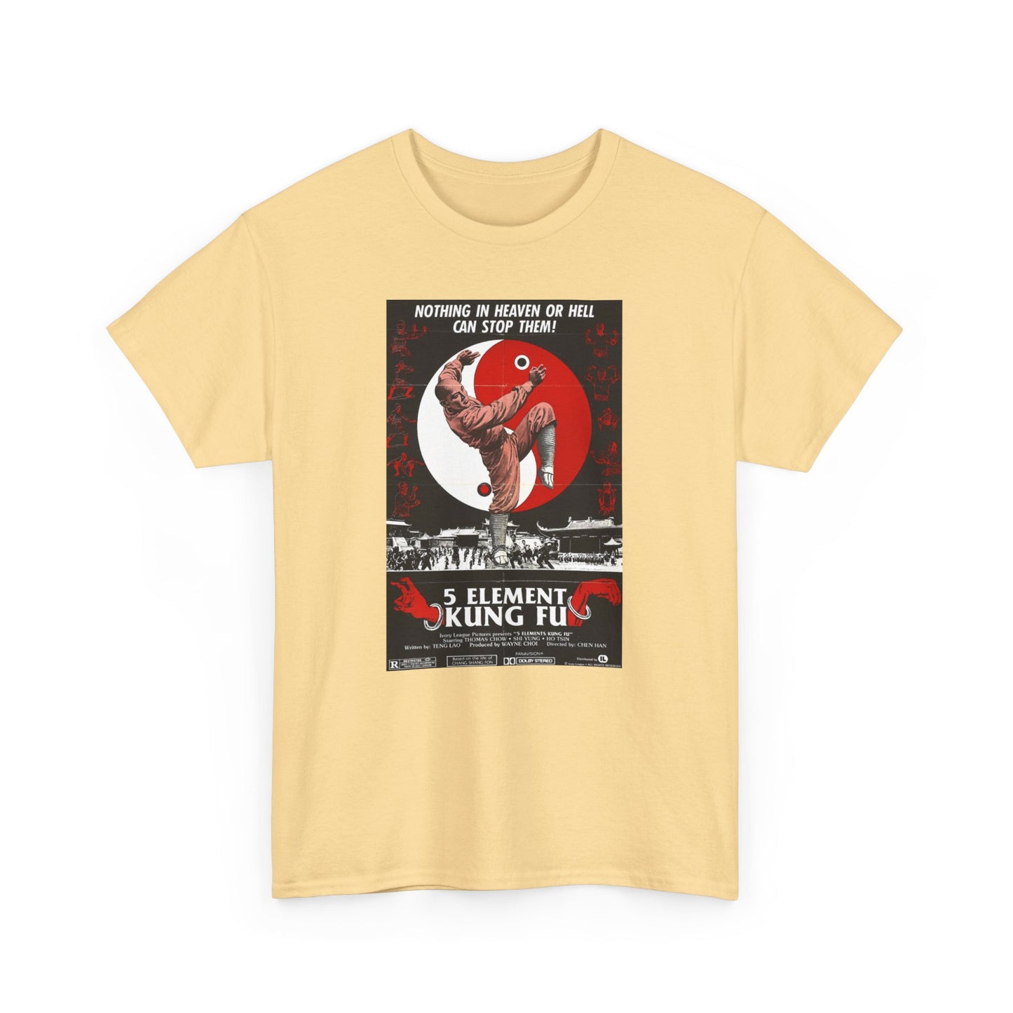 Movie Poster Tee #39: 5 Elements Kung Fu