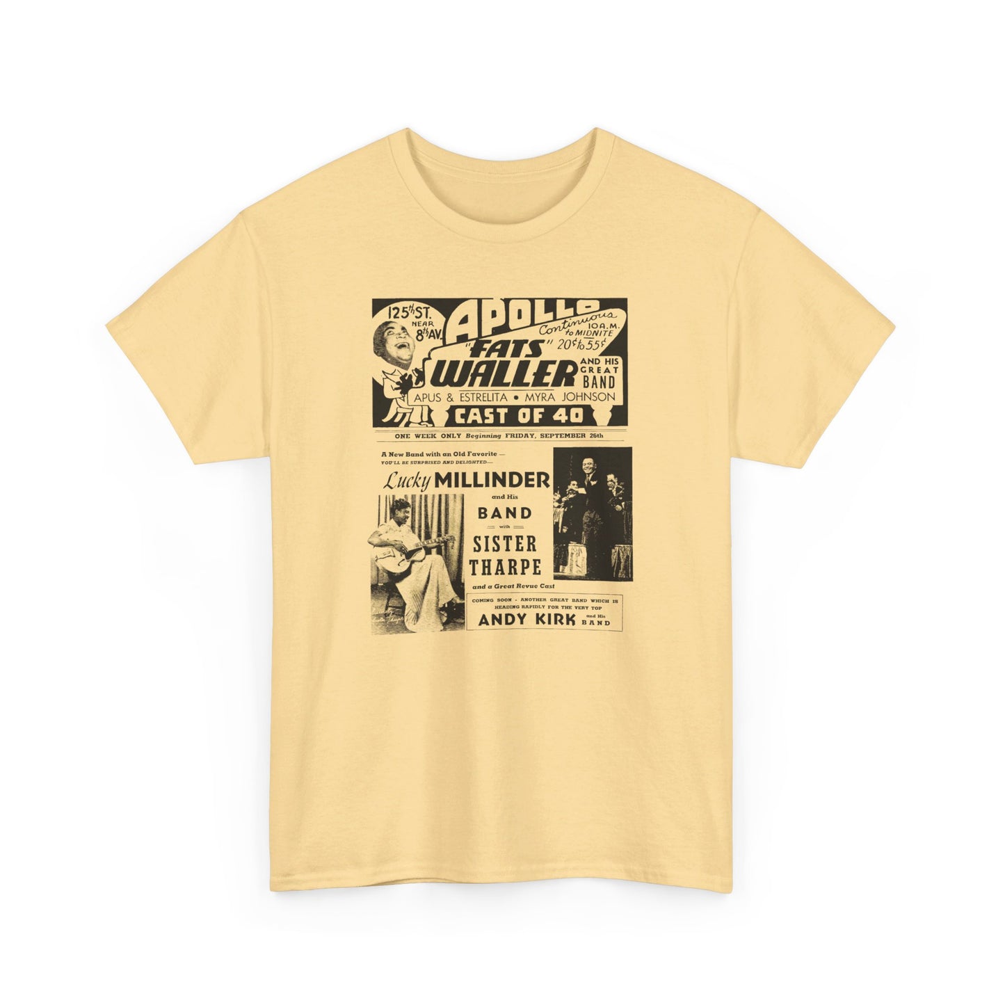 Concert Poster Tee #049: Fats Waller